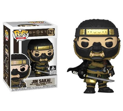Funko Pop! Ghost Of Tshushima 621 Jin Sakai Ufficiale Playstation Vinyl Statua
