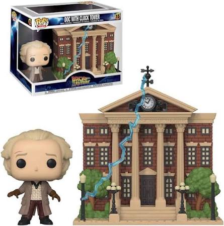 Funko Pop! Town: Back To The Future (15) Doc With Clock Tower - Vinyl Figure 15cm