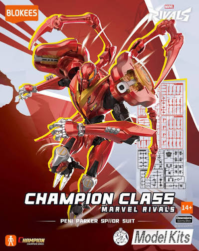 Blokees - Marvel Rivals: Model Kit - Champion Class 09 (Peni Parker SP//DR Suit) Action Figure 73925