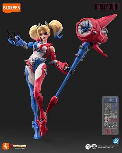 Blokees DC Suicide Squad - Champion Class 04 - Harley Quinn Action Figure Model Kit 75674