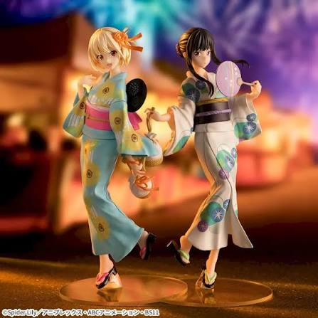 SEGA Luminasta Lycoris Recoil: Chisato Nishikigi Festival in Yukata Statua Da Collezione - Figure 19cm PVC