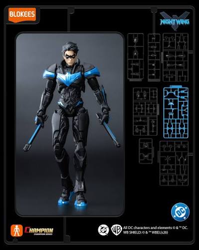 Blokees DC - Champion Class 03 - Nightwing Model Kit - Action Figure Model Kit 75673
