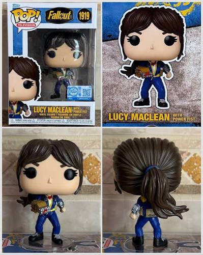 Funko Pop ! TV Fallout - (1919) Lucy Maclean W/ Power Fist (Exclusive) 9cm