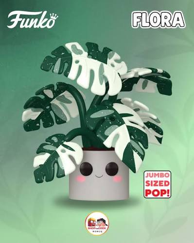 Funko Pop! Jumbo Plants - (13) Monstera Plant Kawaii 25cm Pianta Flora