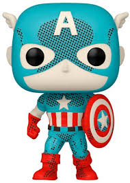 Funko Pop ! Marvel Retro Imagined 100Th- (1319) Captain America Special Edition