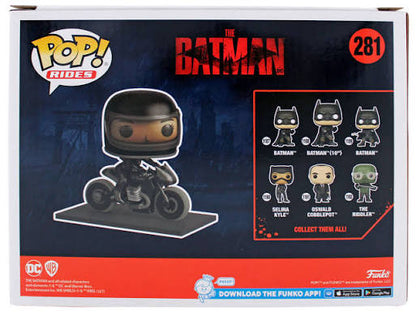 Funko Pop ! Rides The Batman - (281) Selina On Motorcycle Vinyl Figure 15cm