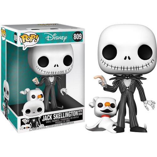 Funko Pop Disney Nightmare Before Christmas 809 Jack Skellington With Zero 25Cm