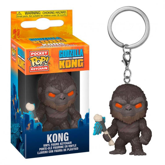 Funko Pop Portachiavi Godzilla Vs Kong - Kong Da Collezione 5Cm Vinyl