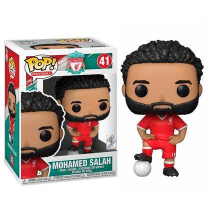 Funko Pop ! Football Liverpool - (41) Mohamed Salah Vinyl Figure Player 9Cm Reds