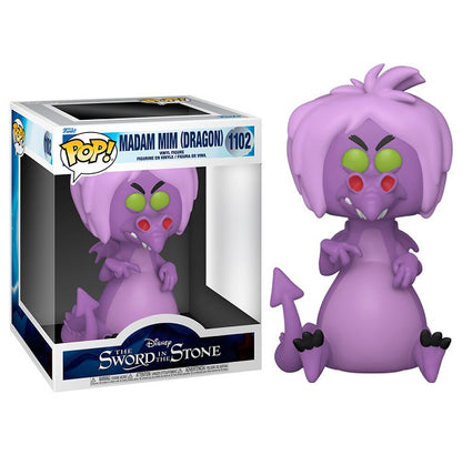 Funko Pop Disney La Spada Nella Roccia 1102 Maga Mago' Dragon 15Cm Madam Mim