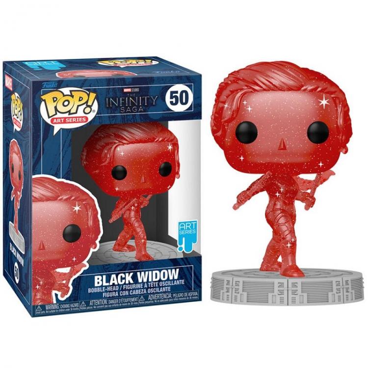 Funko Pop Infinity Saga Art Series 50 Black Widow Marvel Vinyl Action Figure