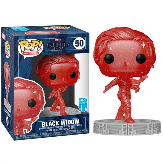 Funko Pop Infinity Saga Art Series 50 Black Widow Marvel Vinyl Action Figure