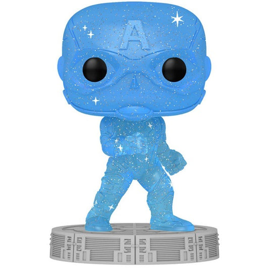 Funko Pop Infinity Saga Art Series 46 Captain America Marvel Vinyl Action Figure