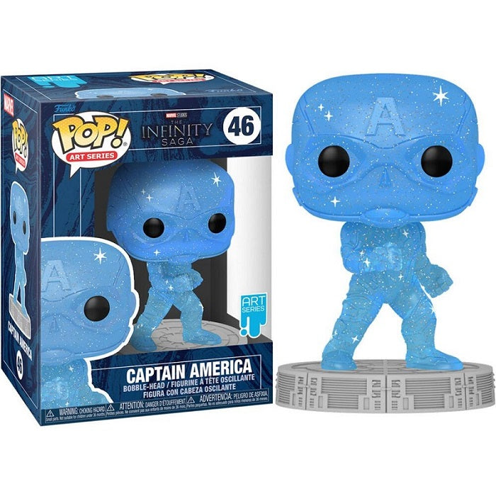 Funko Pop Infinity Saga Art Series 46 Captain America Marvel Vinyl Action Figure