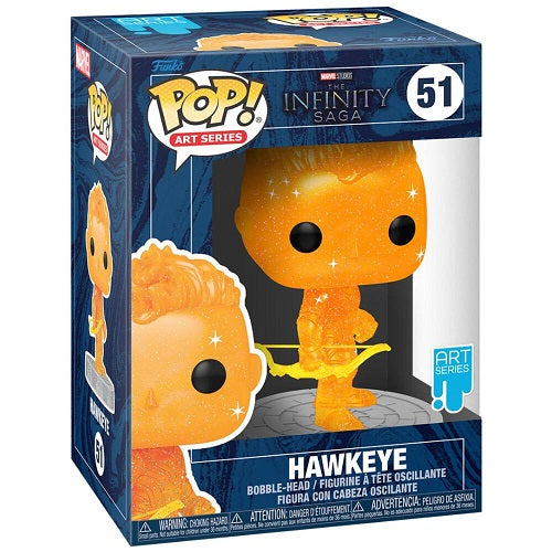 Funko Pop Infinity Saga Art Series 51 Hawkeye Marvel Vinyl Statua Action Figure