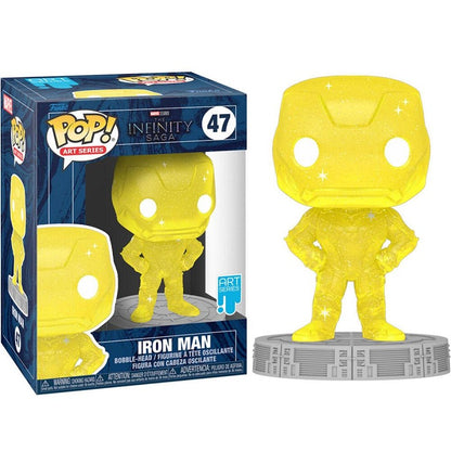 Funko Pop Infinity Saga Art Series 47 Iron Man Marvel Vinyl Statua Action Figure