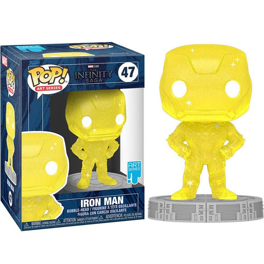 Funko Pop Infinity Saga Art Series 47 Iron Man Marvel Vinyl Statua Action Figure