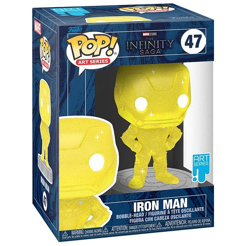 Funko Pop Infinity Saga Art Series 47 Iron Man Marvel Vinyl Statua Action Figure
