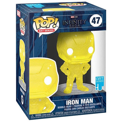 Funko Pop Infinity Saga Art Series 47 Iron Man Marvel Vinyl Statua Action Figure
