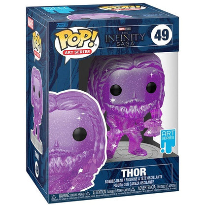 Funko Pop Infinity Saga Art Series 49 Thor Marvel Vinyl Statua Action Figure