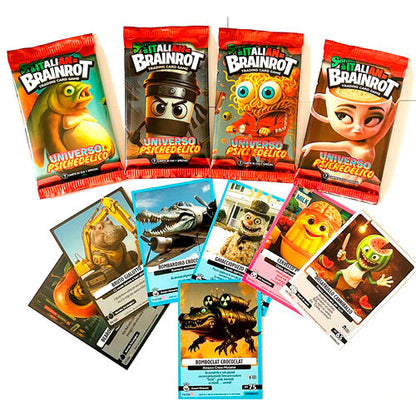Skifidol Italian Brainrot Tcg Universo Psichedelico 1 Busta (7 Carte) Ita Nuova