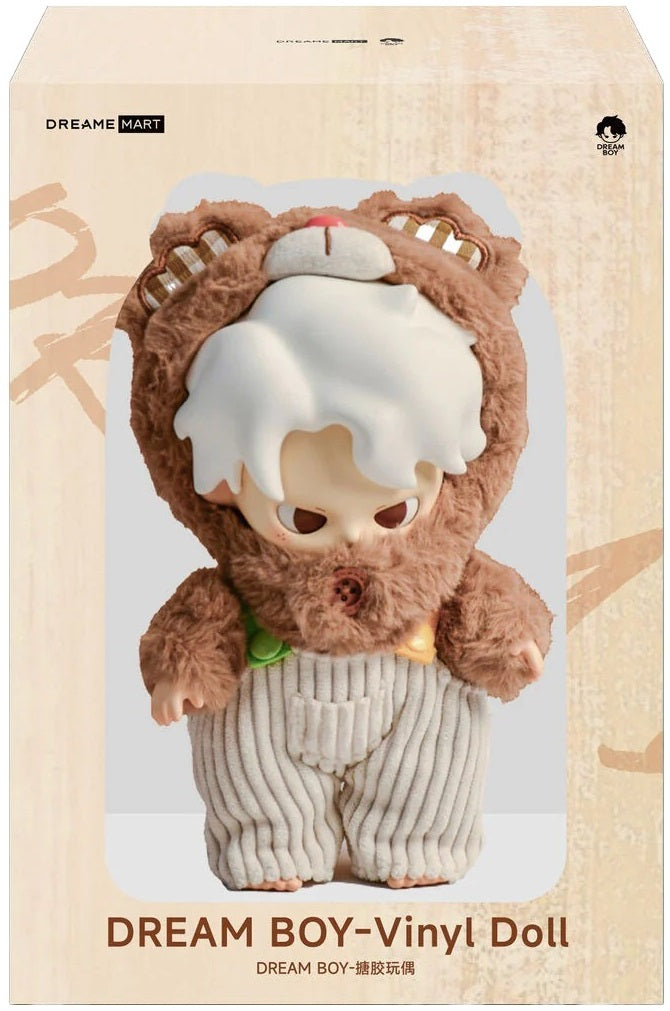 Dream Boy Spring Outing Bear Figure – Bambola 25cm In Peluche E Vinile