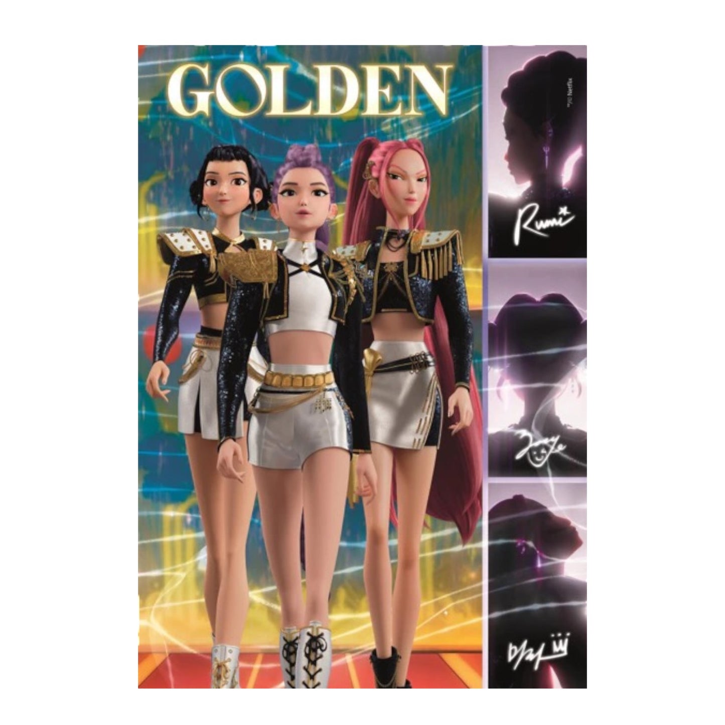 Clementoni Puzzle KPop Demon Hunters Huntrix Golden 180 Pezzi Puzzle Adulti