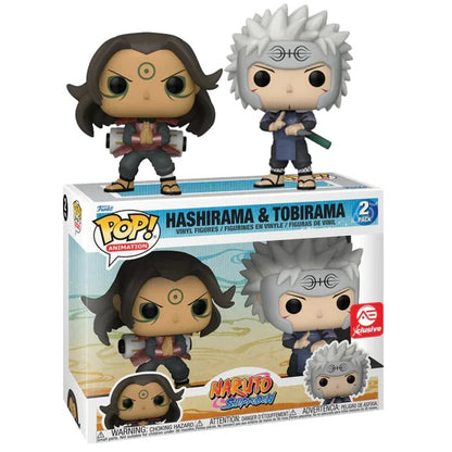 Funko Pop ! Animation Naruto Shippuden (2) - Hashirama & Tobirama Exclusive 9Cm