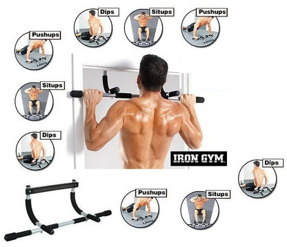 Iron Gym Barra Multifunzione Trazioni Addominali Sbarra Fitness Sport Ginnastica