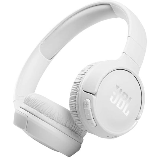 Jbl Cuffie Bluetooth Tune 510Bt On-Ear Pieghevole + Microfono White Ricaricabile