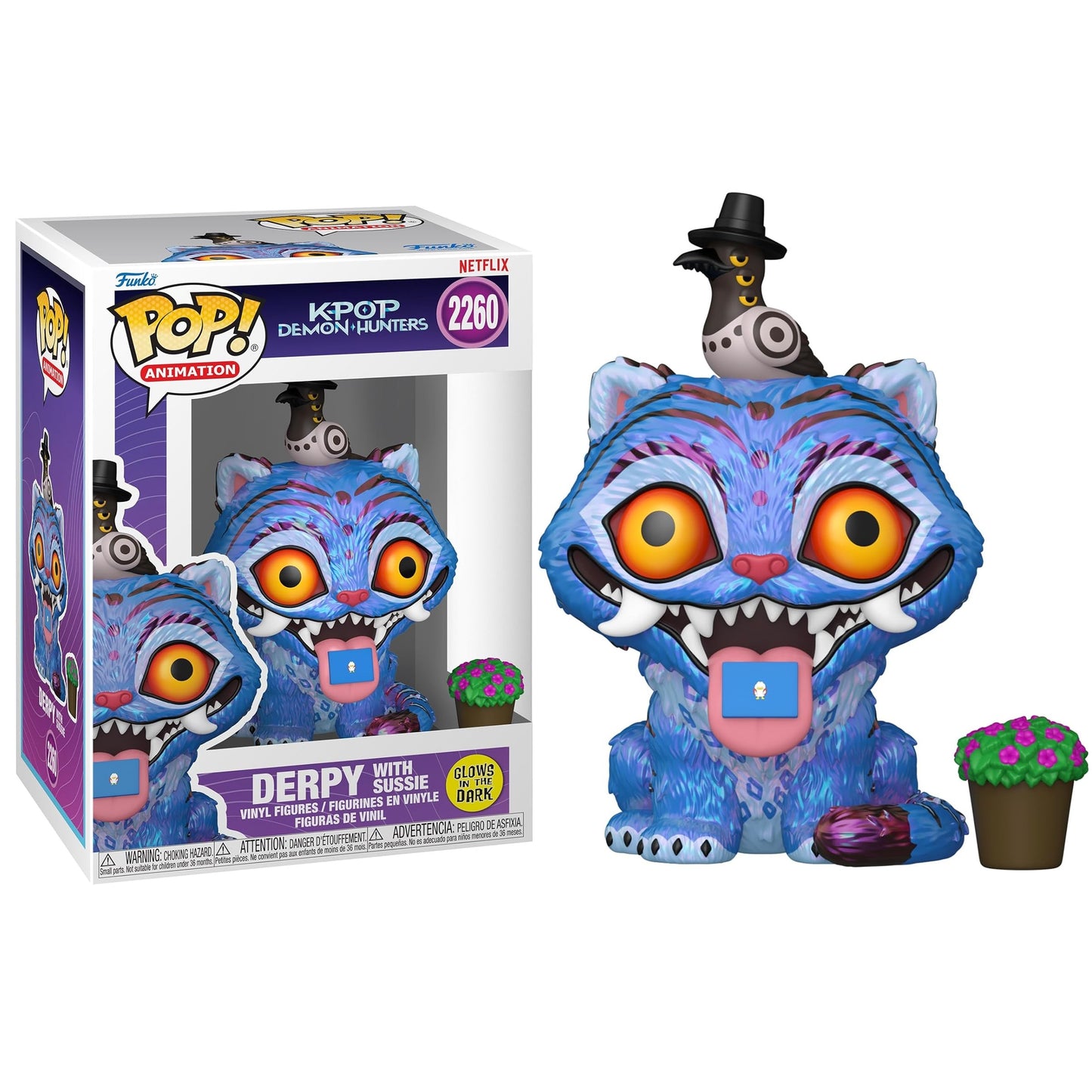Funko Pop ! Animation - KPop Demon Hunters (2260) Derpy w/Sussie GITD Preorder
