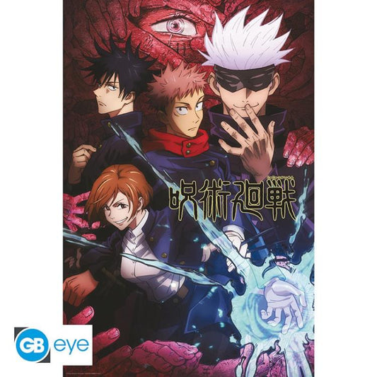 ABYSTYLE MAXI POSTER JUJUTSU KAISEN : "ARTWORK"  GRUPPO ANIME (GB EYE) 91,5x61cm