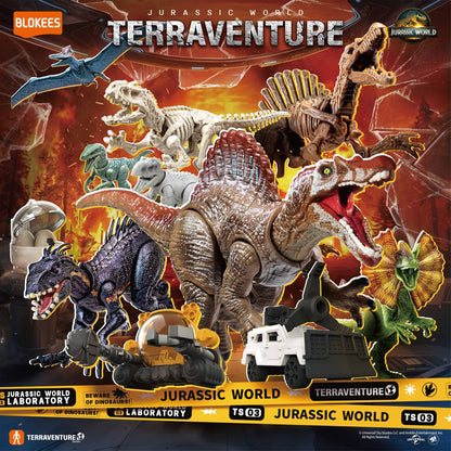 Blokees - Jurassic World: Terraventure TS03 - Model Kit - 12 Action Figure (BOX INTERA) 75643 - Blind Box