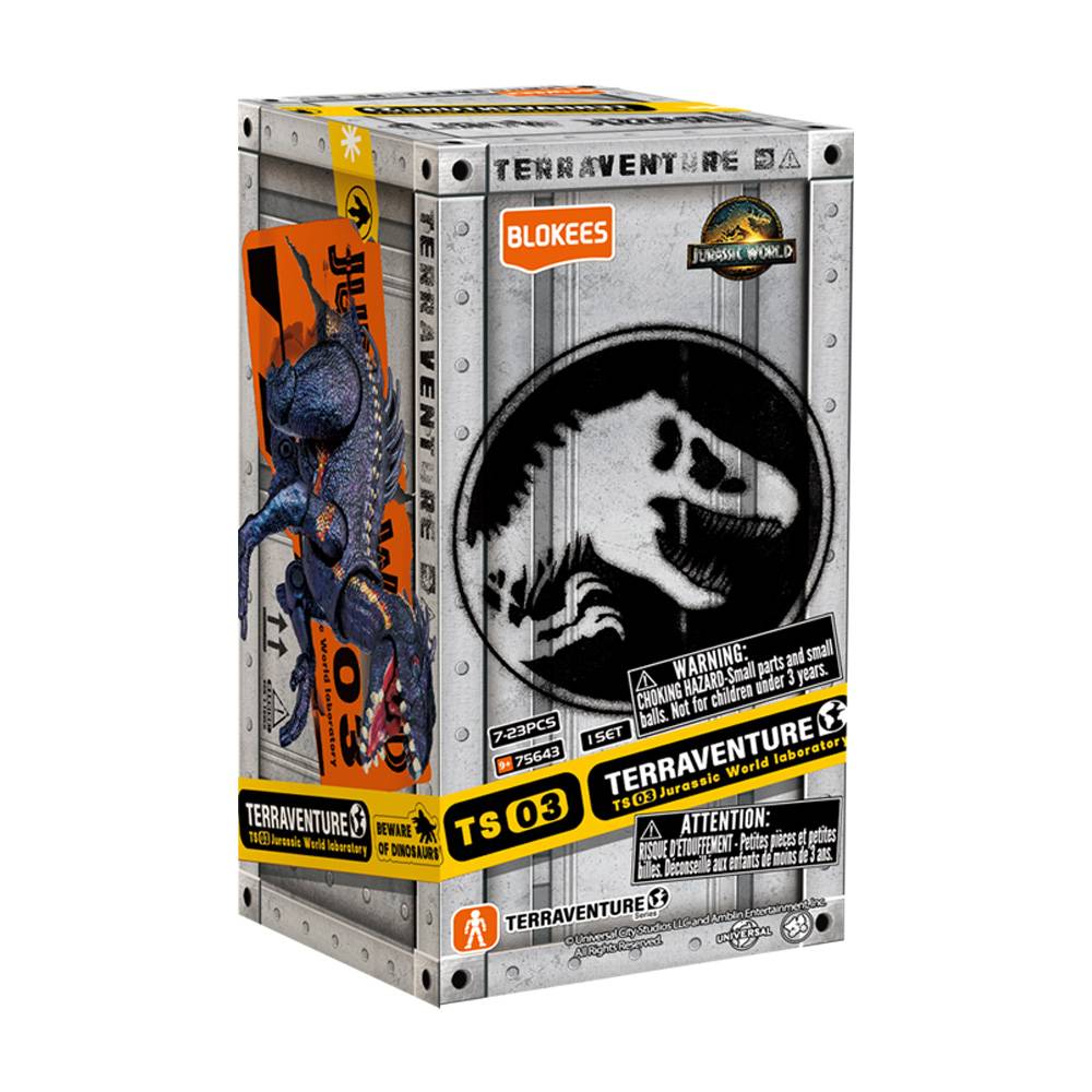 Blokees - Jurassic World: Terraventure TS03 - Model Kit - 12 Action Figure (BOX INTERA) 75643 - Blind Box