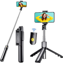 BASTONE SELFIE STICK ASTA TRIPODE TREPPIEDI BLUETOOTH ALLUNGABILE 4in1 360° K07