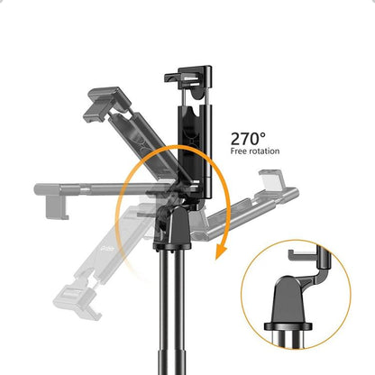 BASTONE SELFIE STICK ASTA TRIPODE TREPPIEDI BLUETOOTH ALLUNGABILE 4in1 360° K07