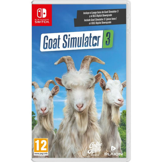 Goat Simulator 3 Nntendo Switch (+ Digital Downgrade Dlc) Gioco Italiano Nuovo