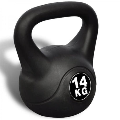 Kettlebell Manubrio Peso Pesi Pvc Ghiria Per Palestra Crossfit Fitness Mma -14Kg