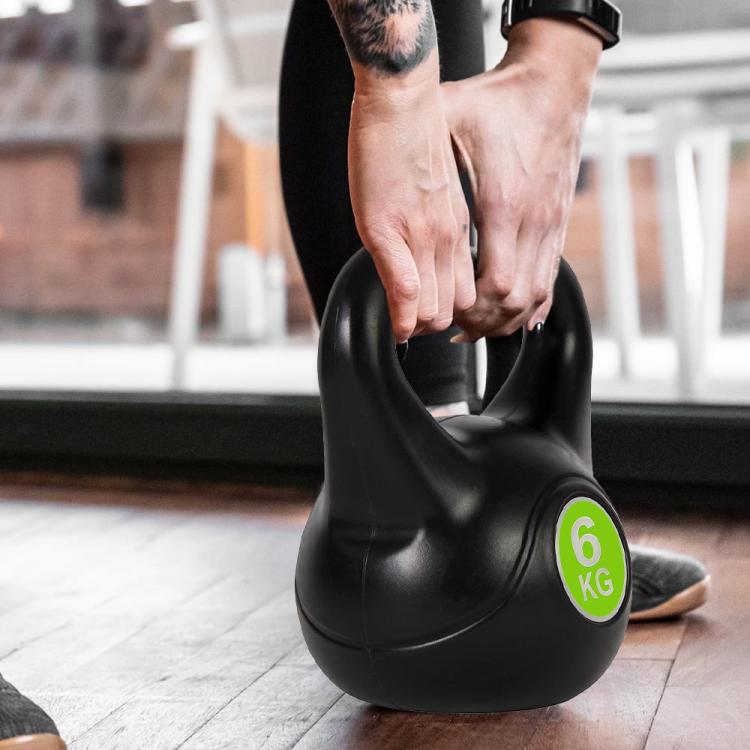 Kettlebell Manubrio Peso Pesi Pvc Ghisa Ghiria Palestra Crossfit Fitness Mma 6Kg