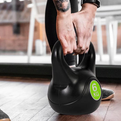 Kettlebell Manubrio Peso Pesi Pvc Ghisa Ghiria Palestra Crossfit Fitness Mma 6Kg