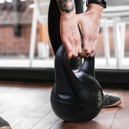 Kettlebell Manubrio Peso Pesi Pvc Ghiria Per Palestra Crossfit Fitness Mma -10Kg