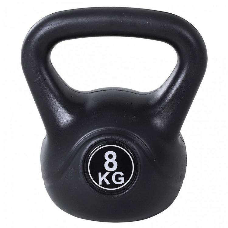 Kettlebell Manubrio Peso Pesi Pvc Ghiria Per Palestra Crossfit Fitness Mma 8Kg