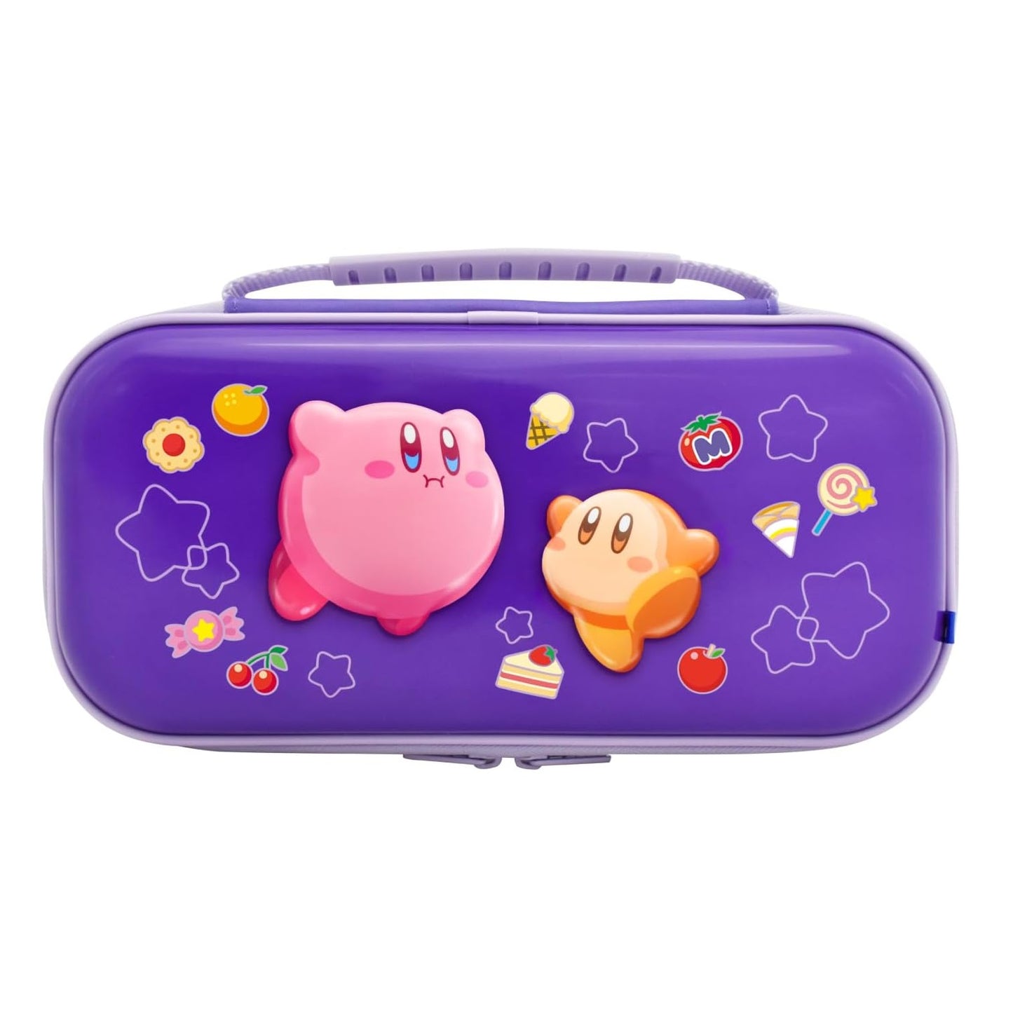 HORI - Vault Case (Kirby e Waddle Dee) Custodia Ufficiale Protettiva da viaggio per Console Nintendo Switch 1 e 2 / OLED - Viola