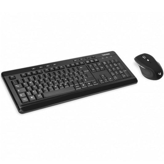 Vultech Km-850W | Kit Tastiera E Mouse Wireless 1600 Dpi 2.4 Ghz Senza Fili Wifi