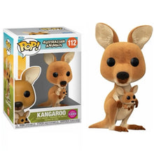 Funko Pop ! Australian Animals - (112) Kangaroo Figure Flocked (Canguro) 9cm