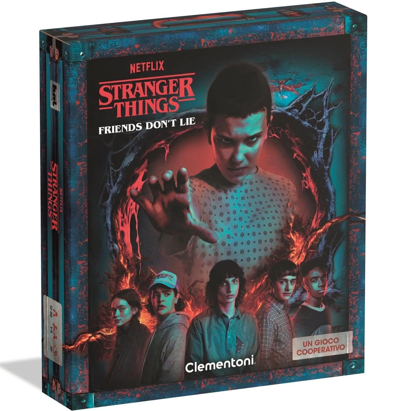 Clementoni Gioco da Tavolo Stranger Things Gli Amici non Mentono Sfide nel Sottosopra