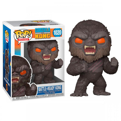 Funko Pop ! Movies Godzilla Vs Kong - (1020) Battle-Ready Kong Vinyl Figure 9Cm