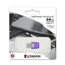 Kingston Pendrive 64Gb Micro Duo Otg Type-C Dtduo3C/64Gb Usb 3.1 Chiavetta Pc