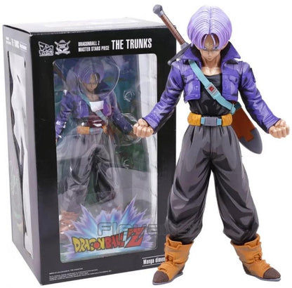 BANPRESTO STATUA DRAGON BALL Z MASTER STARS PIECE TRUNKS MANGA DIMENSIONS 24cm