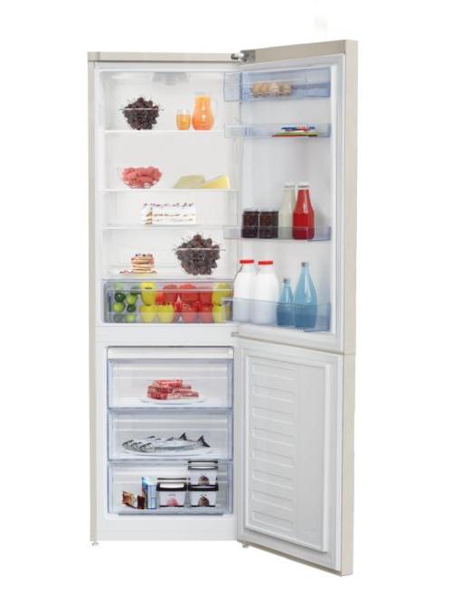 BEKO FRIGO COMBINATO STATICO 330LT A+ SABBIA FRIGORIFERO RCSA330K30BN FREEZER